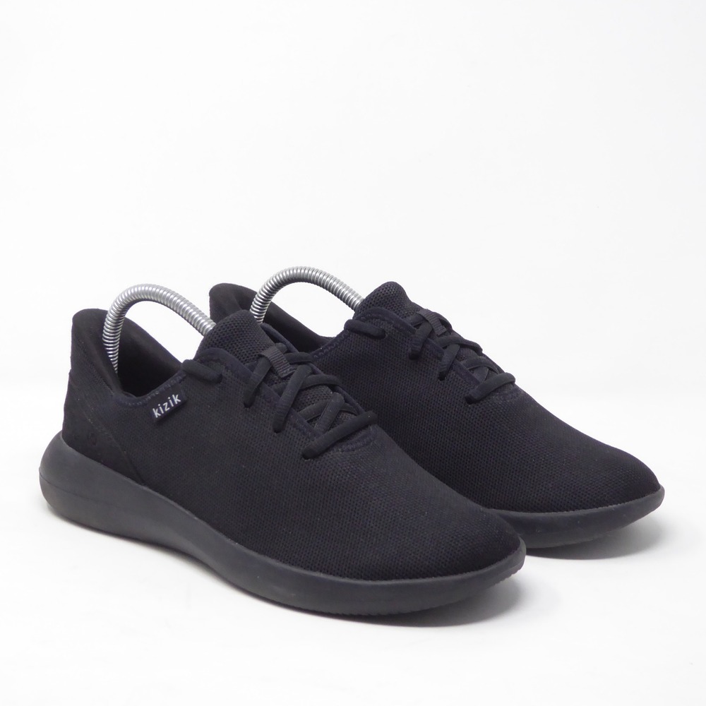 Kizik Madrid Womens Sneakers Black Madrid Eco-Friendly Slip-On Shoes 9 Wide - Picture 2 of 9